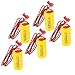 5pc Exell Battery Emergency Lighting Battery Fits and Replaces Interstate ANIC1169, Lithonia ELB1210N, Lithonia ELB1P201N, Lithonia ELB1P201N2, Lithonia ELB1P2901N, Lithonia LQMSW3R12277ELW