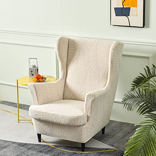 GKXLH Wingback Chair Covers 2 Piece Set - Image 4