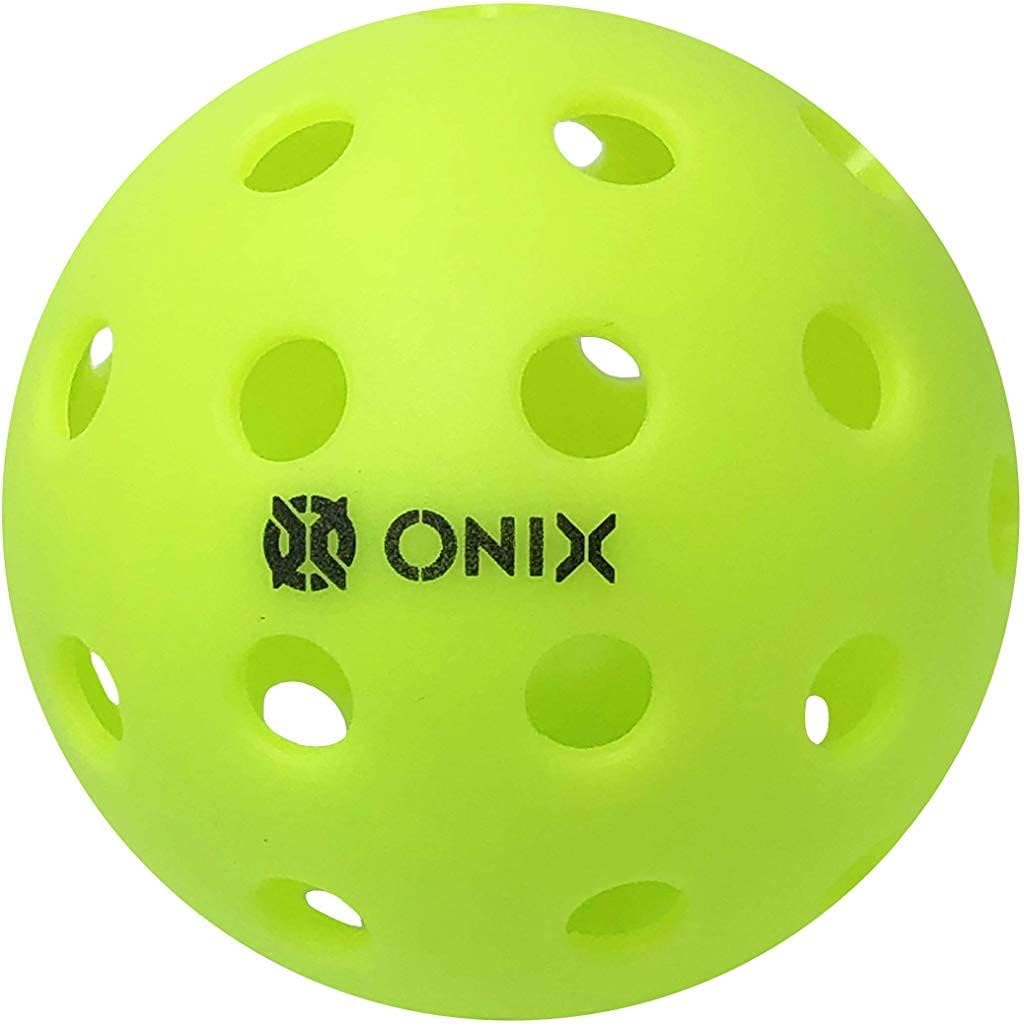 Onix Pure 2 Outdoor Pickleball Balls Specifically Designed and Optimized for Pickleball (Neon Green, 12-Pack)