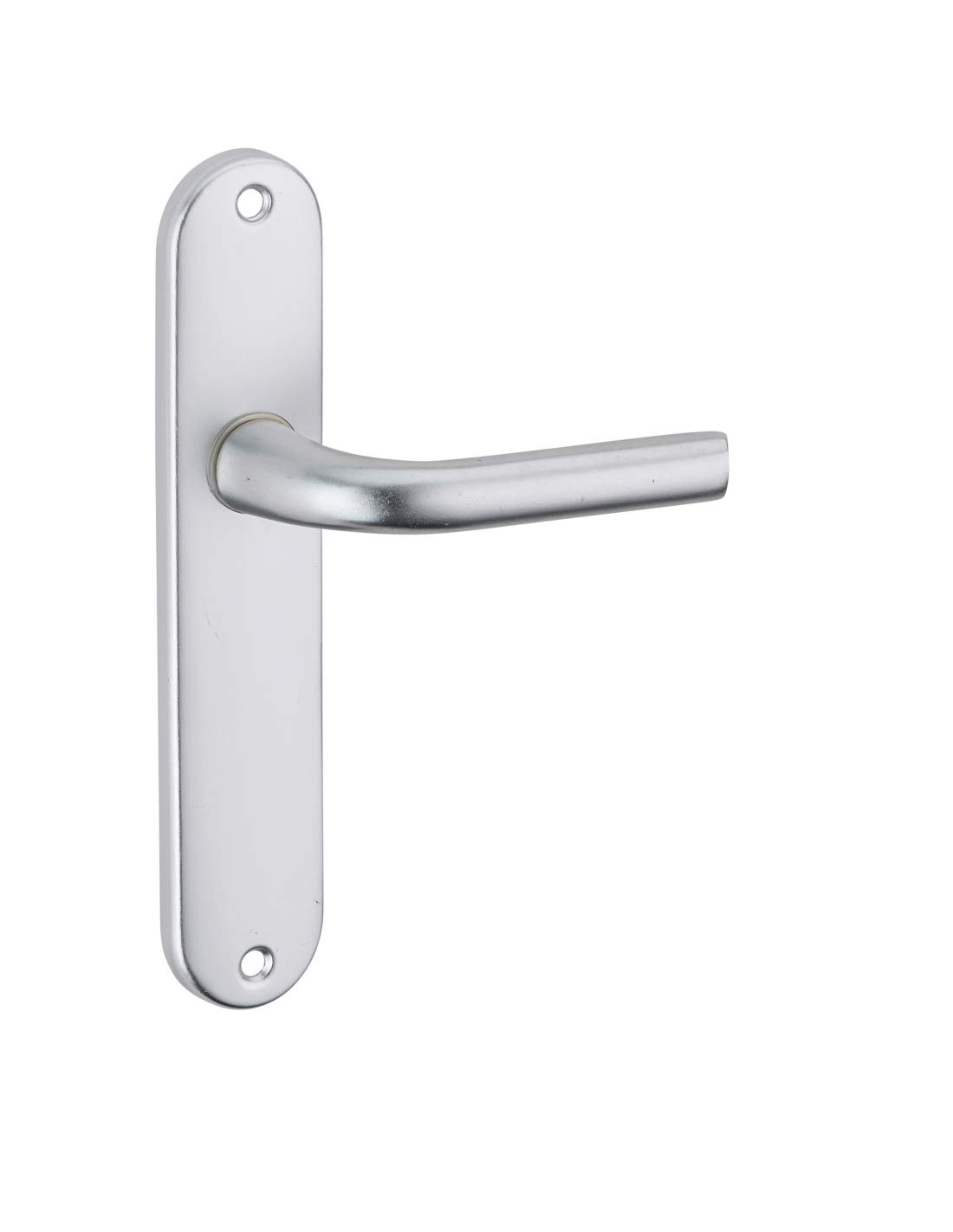 THIRARD - Leto Interior Door Handle Set Without Hole, 7 mm Square, 165 mm Spacers, Silver