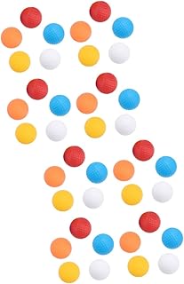 Toddmomy 40 pcs golf baseball practice balls baseball hitting baseball training balls indoor balls cat balls toys dog toy balls pp plastic Training Aids Home Training Balls Practicing Ball