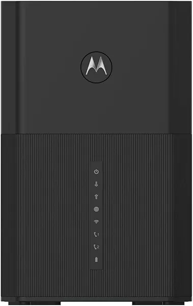 Motorola MT8733 WiFi 6 Router + Multi-Gig Cable Modem + 2 Phone Ports | for Comcast Xfinity Voice and Gigabit Internet Plans Up to 2500 Mbps | AX6000 | DOCSIS 3.1 | with Smart Motosync App
