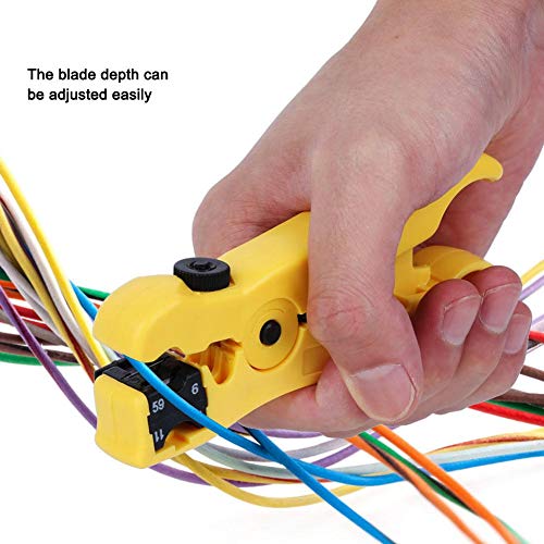 Fafeicy Coassiale Cavo Stripper Cutter, 120Mm /