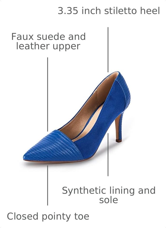 Image of PiePieBuy Womens High Heels Pumps Pointed Toe Slip On Stiletto Classic Dress Party Office Shoes