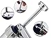 Stainless Steel Cookie Press Kit - Professional Quality - 20 Stainless Steel Discs & 8 Steel Icing Tips - FREE Reusable Piping Bag & Recipes E-Book - 1st Chef's All-In-1 Cookie Dough Gun
