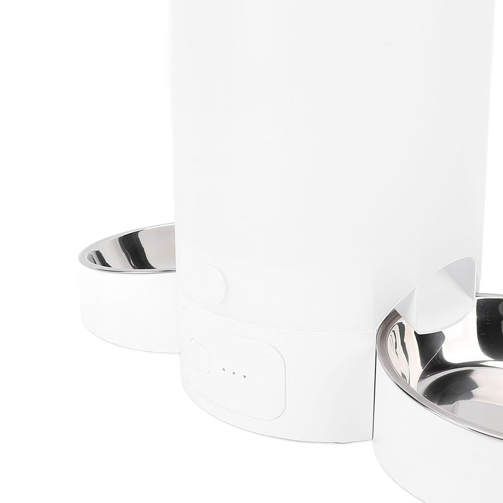 Total Machine Cat Dispensador de Alimentos Automático para Gatos y Perros, 3L, WiFi 2.4g, Tazón Doble, hasta 12 Porciones/6 Comidas por Día