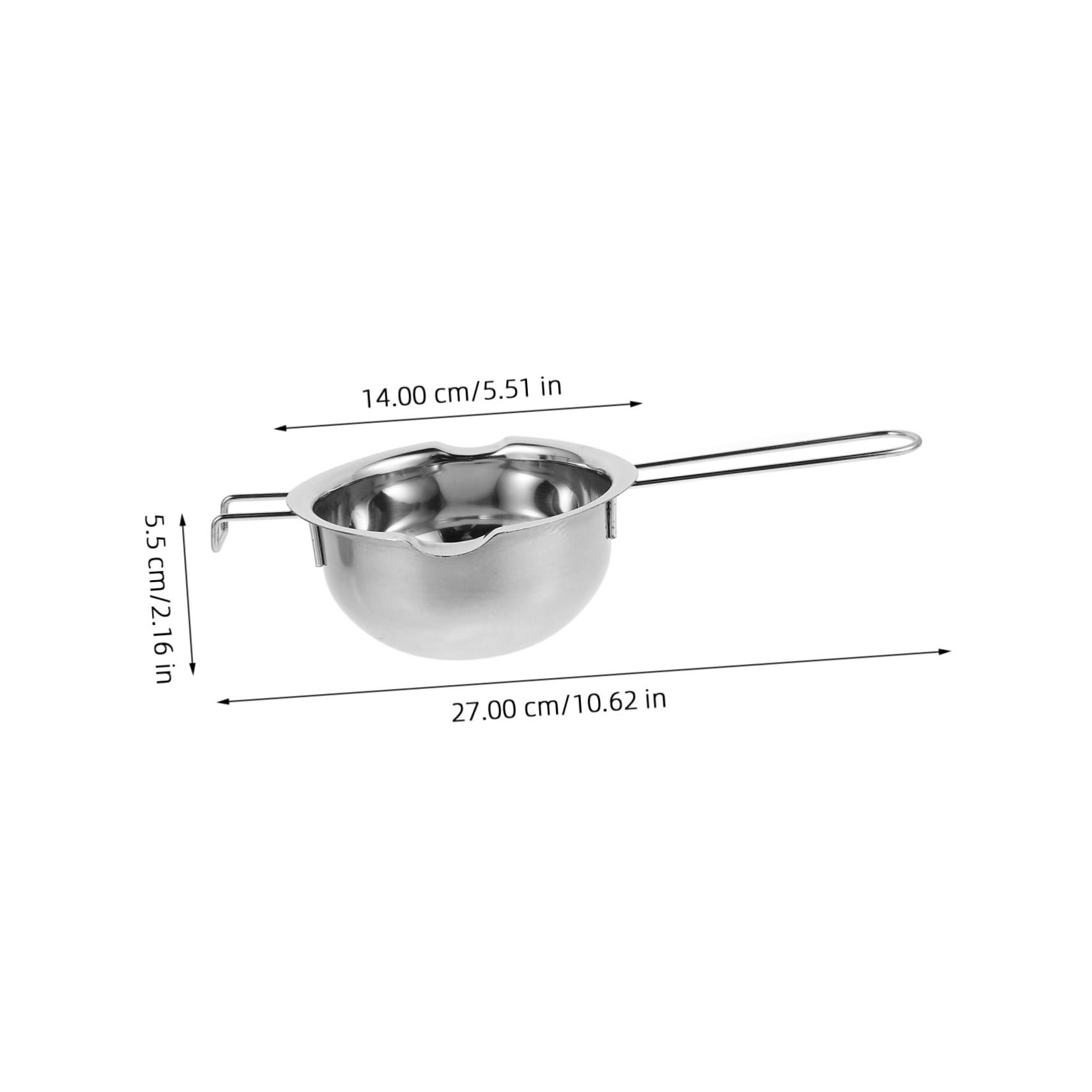 Happyyami Double Boiler Insert Pot for Wax Melting Soy Wax Warmer with Cooling Spatula Spoons Kit Perfect for Candle Making
