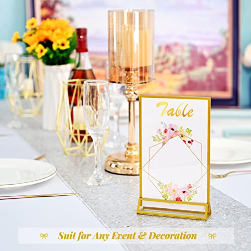 6 Pezzi Porta Cartelli in Acrilico Trasparente 5x7...