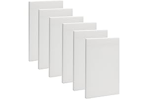1" Thick Poster Board White 6 Pack Posterboard Heavy Duty Foam Board...