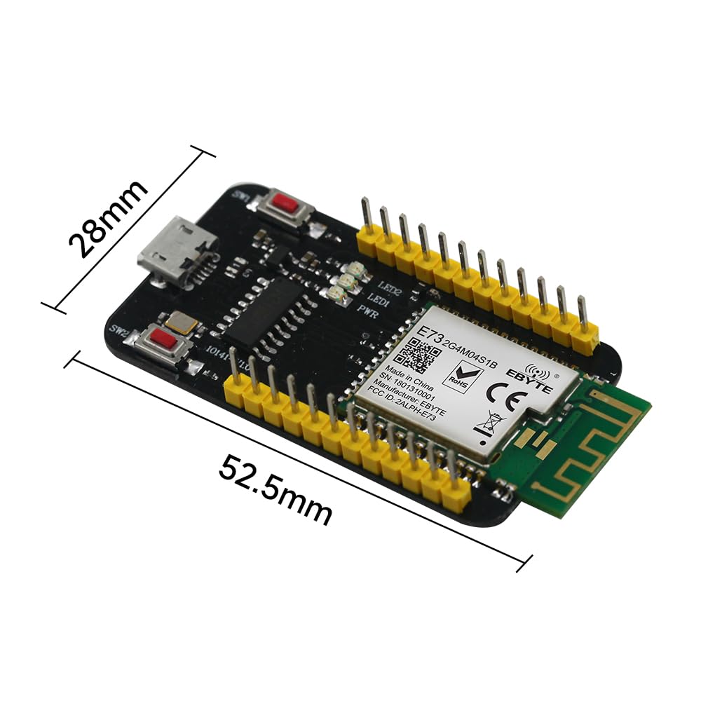 EBYTE nRF52832 Test Board 2.4GHz Transceiver Wireless rf Module Ble 5.0 Receiver Transmitter Bluetooth Module E73-TBB