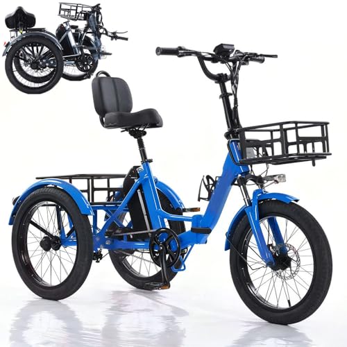 TRE MODALITÀ DI GUIDA PER OGNI ESIGENZA: Scegli tra modalità a pedalata assistita, completamente elettrica o servoassistita. Questa versatile bici elettrica a 3 ruote si adatta al tuo percorso e al tuo sforzo, rendendo ogni viaggio, anche in salita, piacevole e senza sforzo