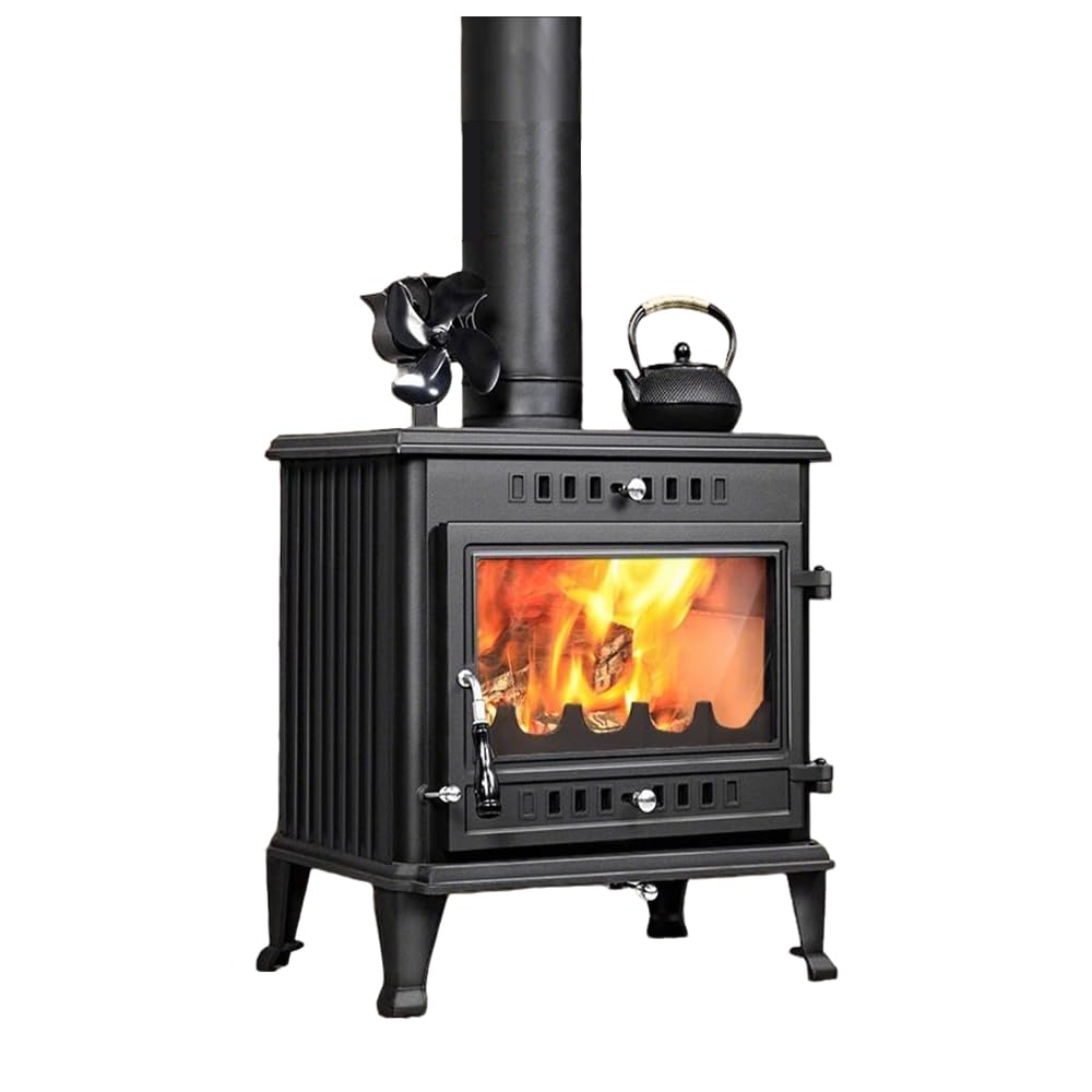 Stufa a Legna a Doppia Combustione 20kW | Efficienza Termica Oltre l'85% | Vetro Autopulente e Riscaldamento Fino a 80 m²