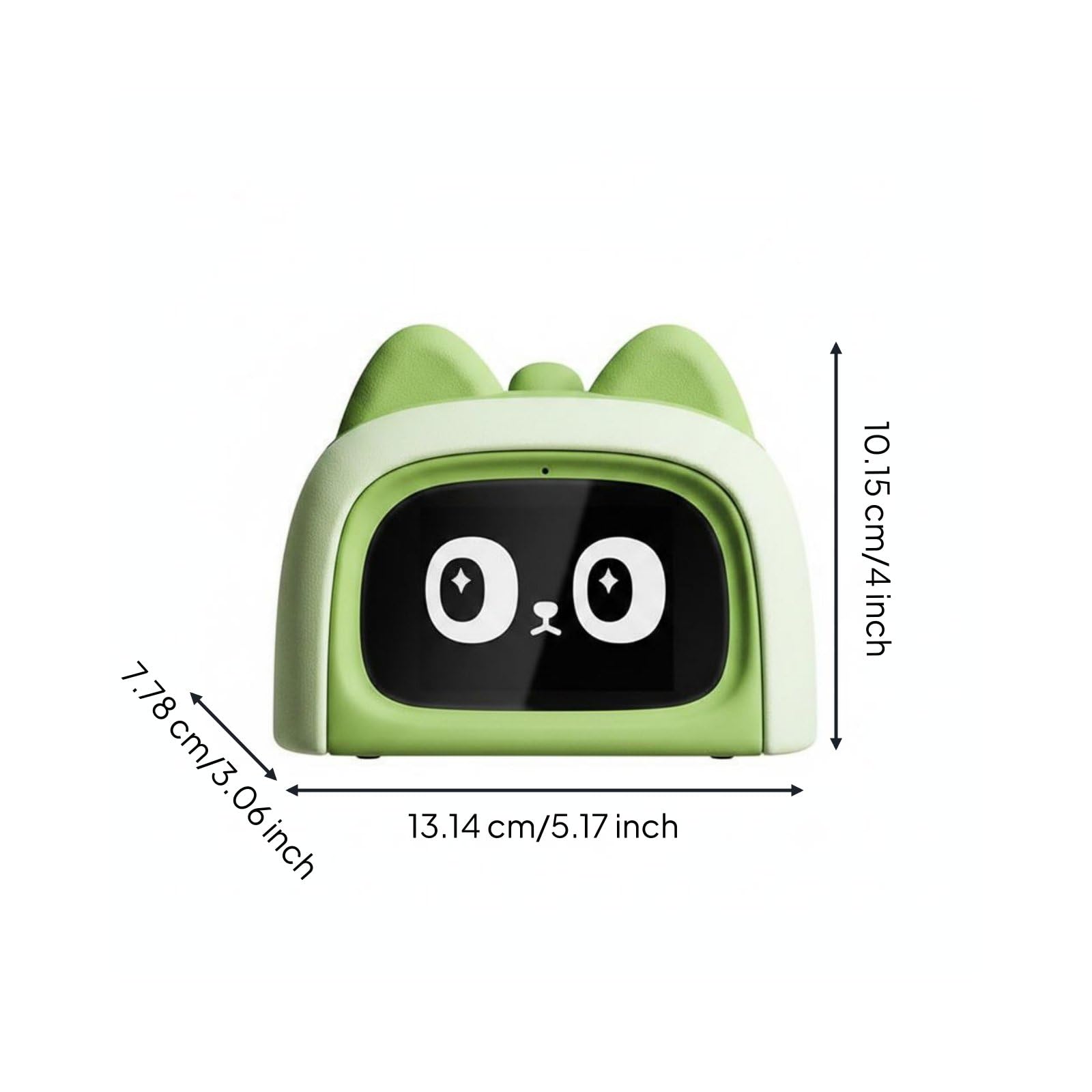 Despertador Infantil con Reloj Digital Reloj de Mesa Reloj de Noche Reloj Educativo con Luz Nocturna Suave y Repetición de Lectura para Práctica, Verde
