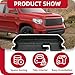 HECASA Under Seat Storage Box Compatible with 2007-2021 Toyota Tundra Double Cab Without Subwoofer Black Indoor Container Huge Capicity