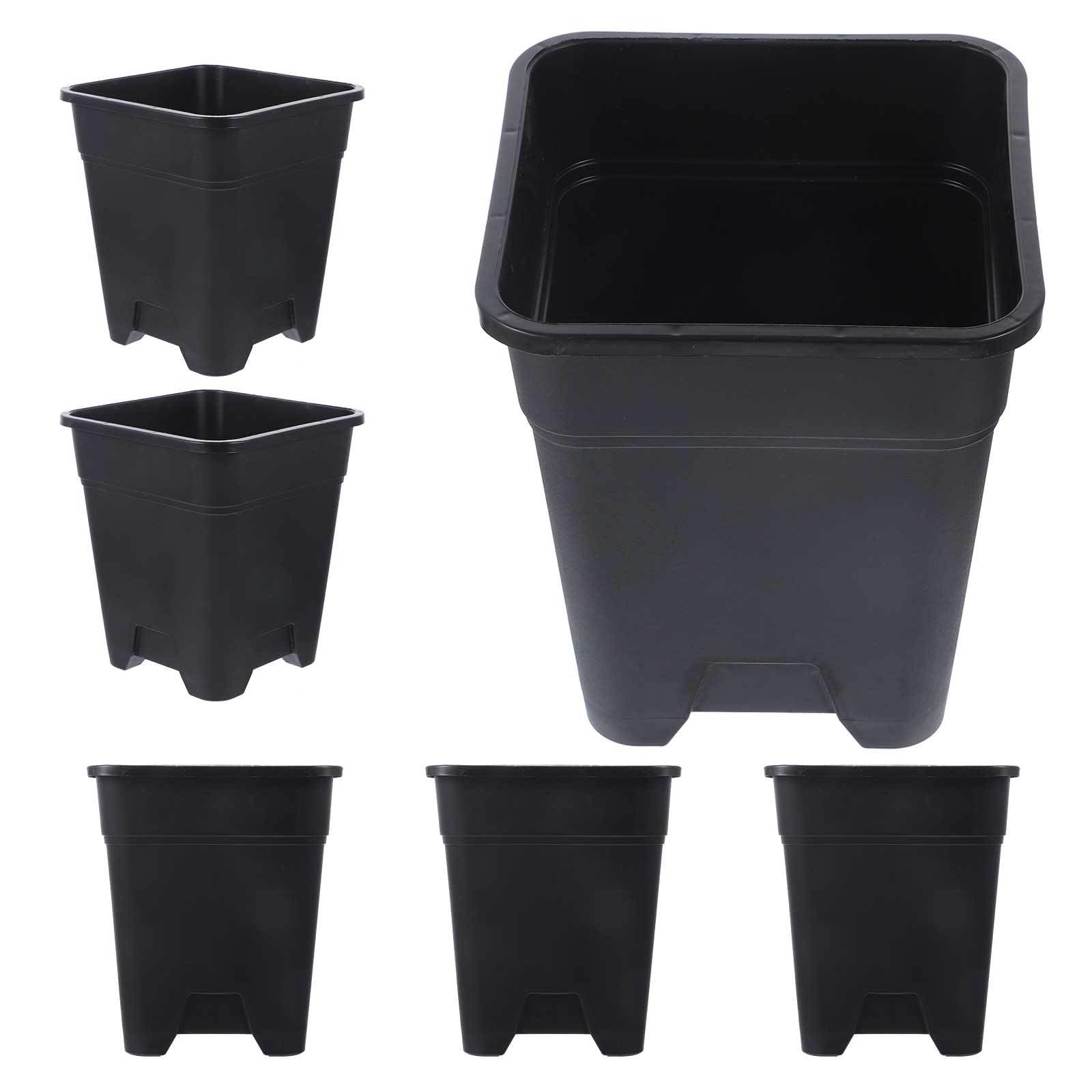 Pots de fleurs pour jardinage intérieur et culture de succulentes en lot de 6
