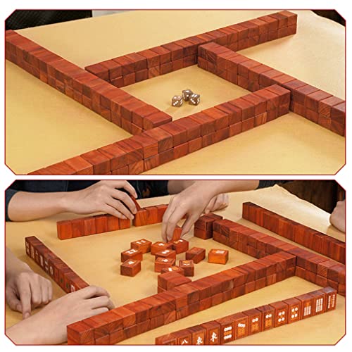 Juego de Mesa Mahjong Chino 144 Fichas con Estuche miniatura 2