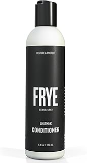 Frye Leather Conditioner – 6oz - Non-Toxic Leather Care Made in the USA | Restores & Softens Leather - Shoes, Boots, Jackets, Handbags, Purses & More