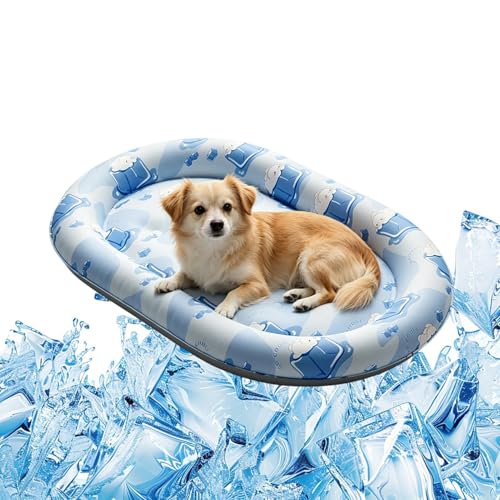 Couverture de lit fraîche pour chien protégeant le chenil et la voiture en été - 2