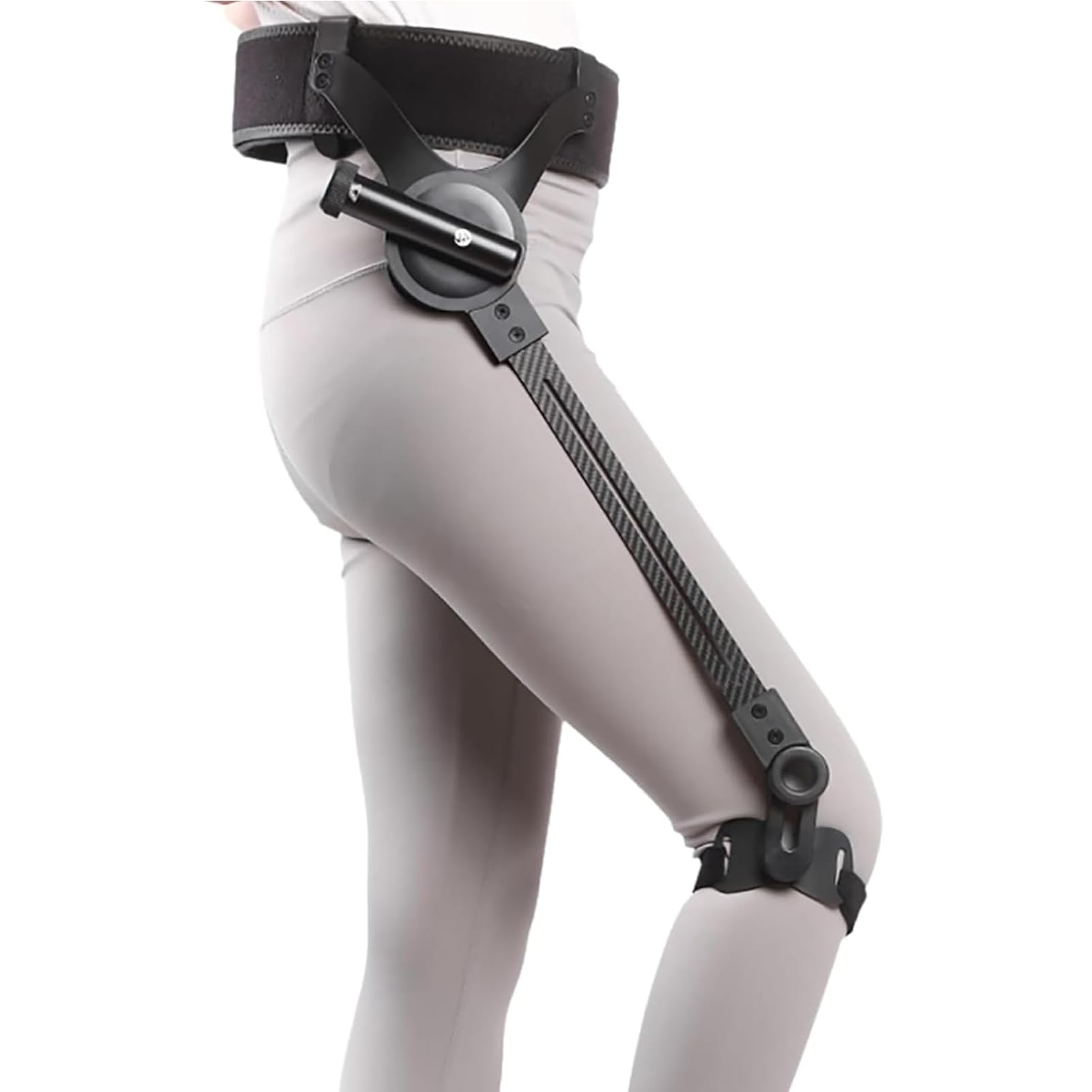 Exo Skeleton Legs to Help Walk, Bionic Exoskeleton Leg, Hiking and Climbing Stairs Assist, 3 Level Adjustable Strength, for Adults Elderly, Walking Assistance Device (Right Leg, M)