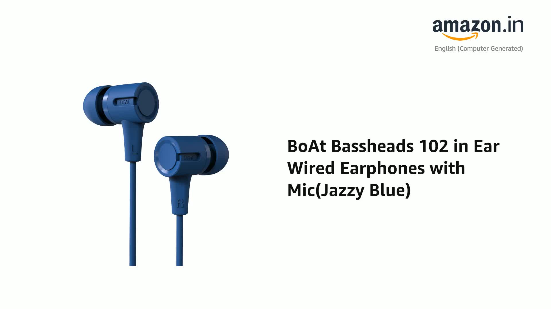 boAt Bassheads 102 in Ear Wired 