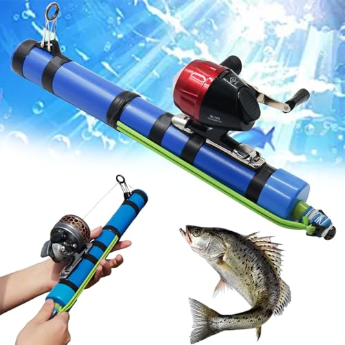 Naxsuia Fishing Catapult Rod 2026 New Portable Catapult Fishing Rod Lure Angling Tools Professional Sling Shot Fishing Reel Pole Saltwater and Freshwater Great Gear for Traveling (with BL10S)