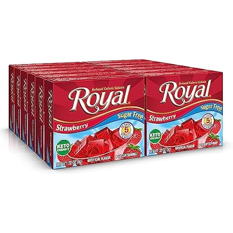 Royal Strawberry Gelatin Dessert Mix Cover