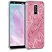Produktbild kwmobile Hülle kompatibel mit Samsung Galaxy A6+/A6 Plus (2018) - Handyhülle - Handy Case Splitter Glitzer Silber Pink