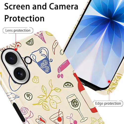 Coque iPhone 17 mignonne en TPU souple et polycarbonate rigide - 3