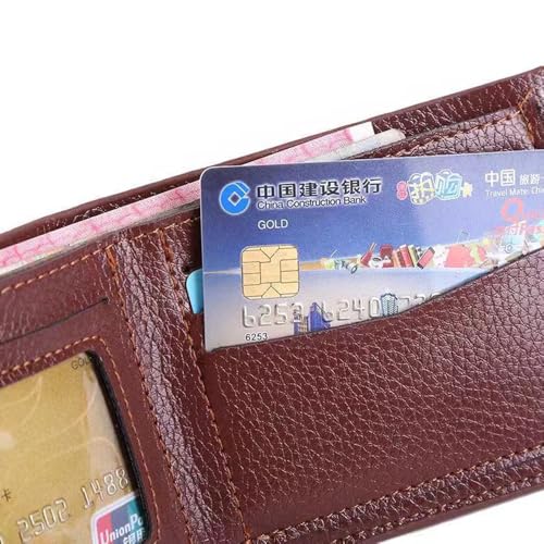 Wallets for men Blocking Slim Purse Card Holder with Zipper Pocket3