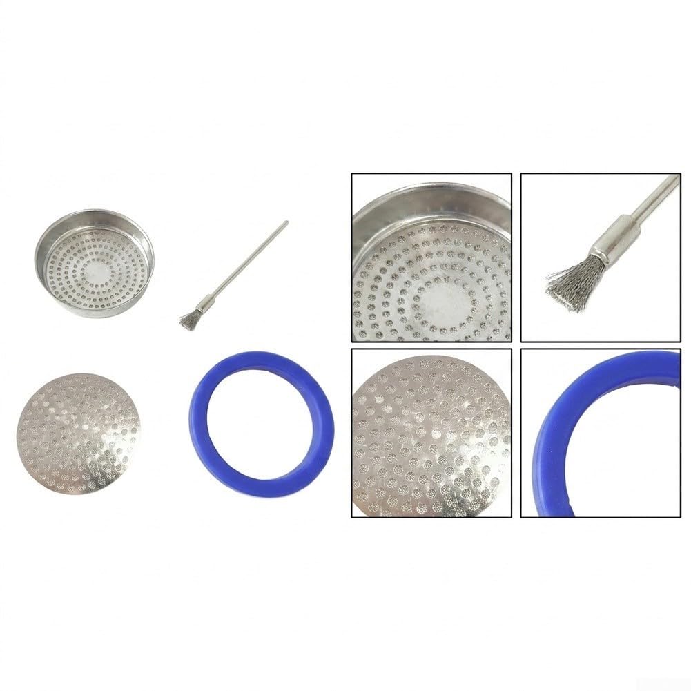 4er E61 Duschkreiseldichtring Edelstahl Set