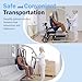 MediHoist Electric Patient Lift-500 lbs Capacity Premium Aluminum Folding Lightweight (57 lbs, 44% Lighter) Electric Body Transfer Lift with Commode Sling for Home, Travel, Healthcare, Car Transfers