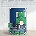 TCP/IP Network 1/2/4 Doors Access Control Panel Wiegand 26-40 Bit , with Software and SDK, Remote Monitoring, for Office/Gate/Industria (1 Door Control Panel)