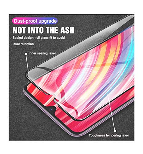 Image of ZARALA Tempered Glass Screen Protector Compatible for (Black) with Edge to Edge Coverage and Easy Installation kit (nokia 7.2)