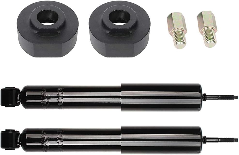 ECCPP 2 inch front Leveling Lift Kit Strut Spacers Strut Shock Absorber Assembly Raise Your Vehicle 2" Front Complete Struts Front Compatible for Ford F-150 1985-1996