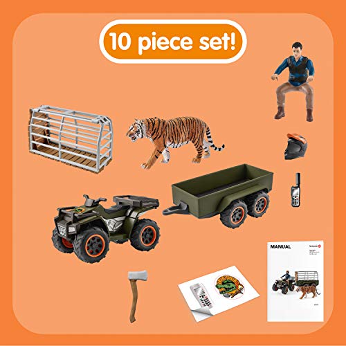 Schleich 42475 Wild Life Spielset - Großer Truck Tierrettung, Spielzeug ab 3 Jahren & 42351 Wild Life Spielset - Quad… – Bild 8