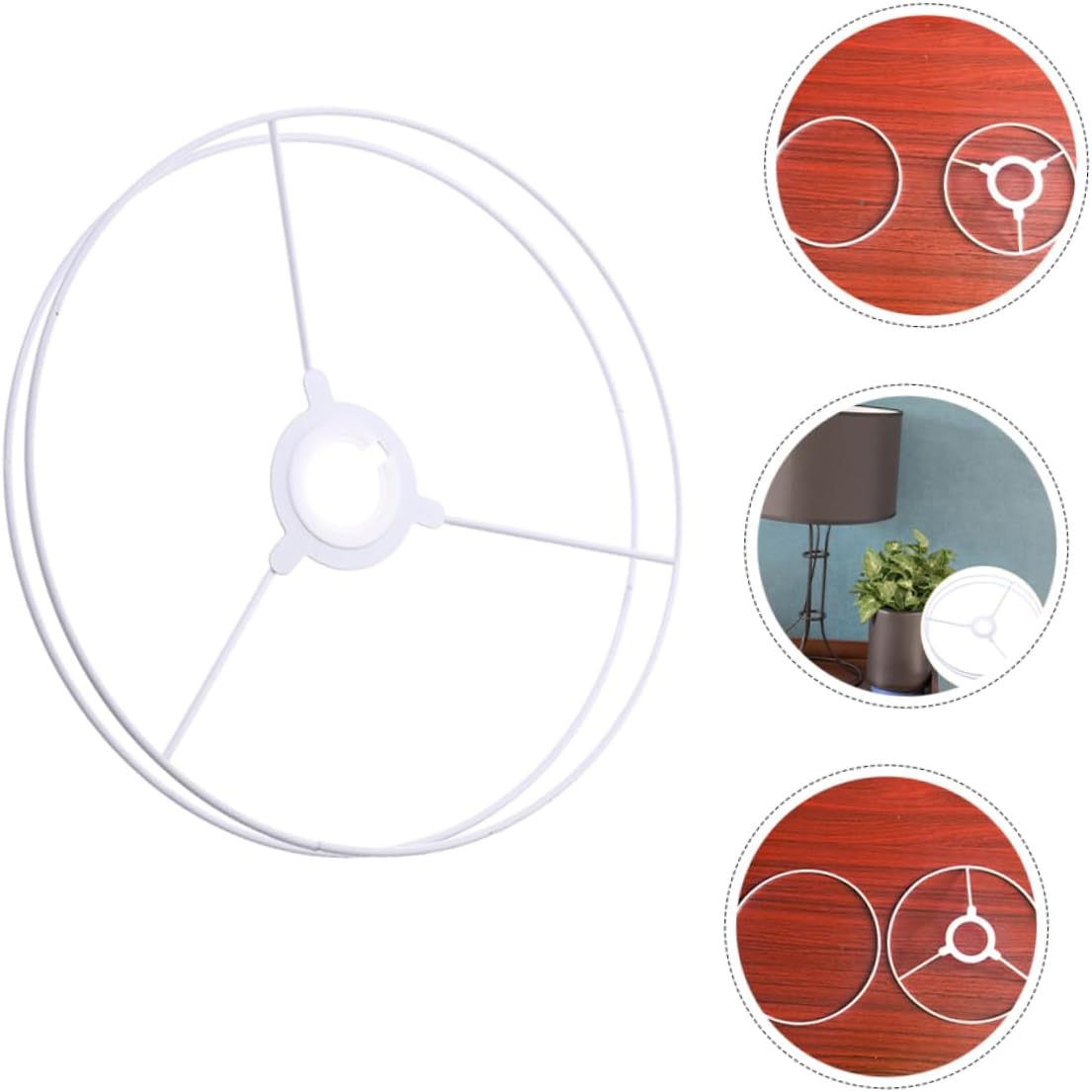 Sturdy Lampshade Holder Frame Ring Fit for Apartment Shop Diy Lighting Accessories