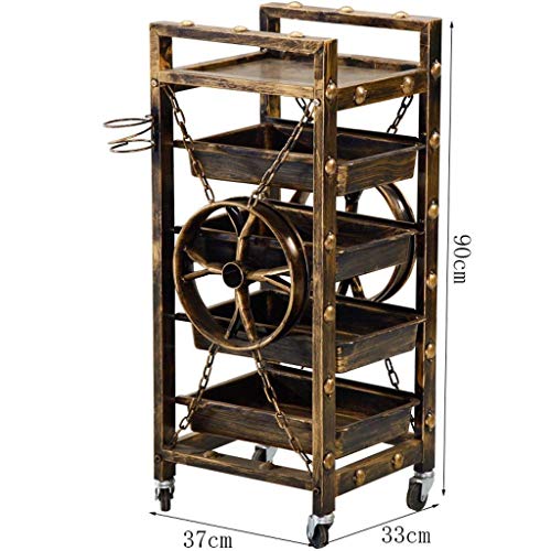 YASEking Trolley-kappersgereedschap auto kapsalon kapper winkel verven schoonheid multifunctionele mobiele kinderwagen… - Image 3