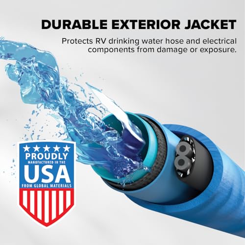 Camco 22912-A 50' Heated Water Hose For Rv — Prevents Freezing Down To -20° — Certified thumb #2