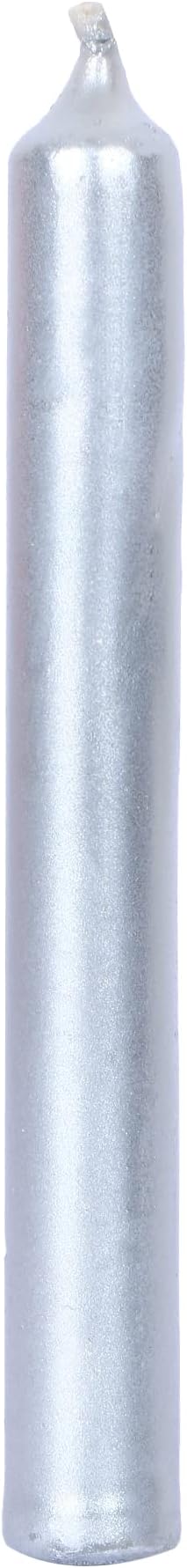 PROSPERRO LUMO by Parkash Candles Chime Candles Set of 20, Ritual Spell Candle, Unscented (Silver), Wax