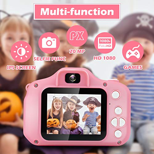 image for Jogotoll Kids Camera, 20.0MP Digital Dual Camera with 32GB SD Card, El