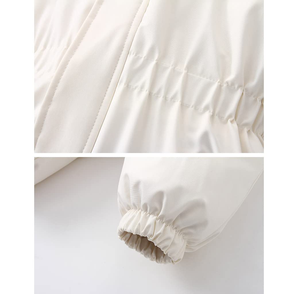 BRONG Bambino Ragazze Tute da Neve Pagliaccetto Bambini Impermeabile Pagliaccetti Giacche da Sci Abito Ragazzi Pile Cappotto Antivento Capispalla