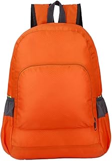 Mochila limpável, kits de acessórios em excursão; passeio longo; sashay; acampamento; viagens ao ar livre, 420 x 310 x 150 (MM), laranja, 1 peça de bolsa escolar de viagem / bolsa esportiva, Laranja, 420x310x150(MM)