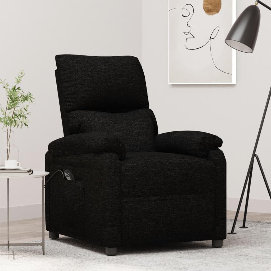 Fauteuil inclinable électrique Noir Tissu Mothinessto LY8362