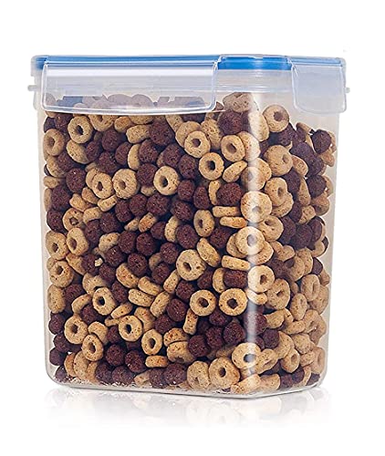 Image of Diablos Airtight Kitchen Storage Containers Set of 5-1000ml, Plastic Fridge Storage Container with Lock & Seal Lid, Blue
