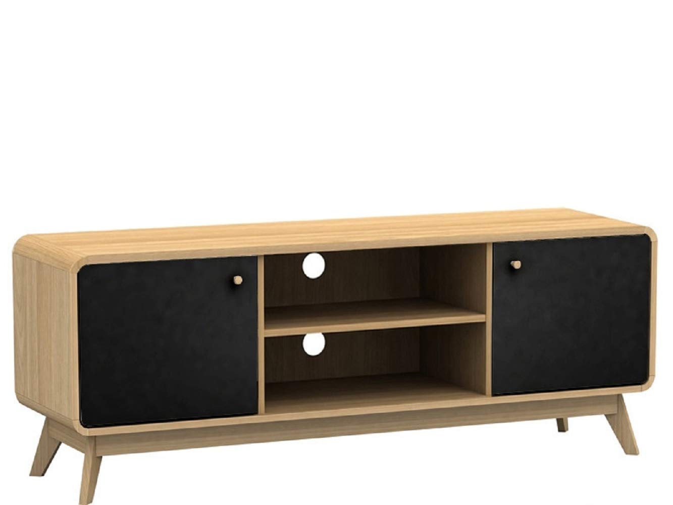 DHP Furniture Cassie TV Stand, Black