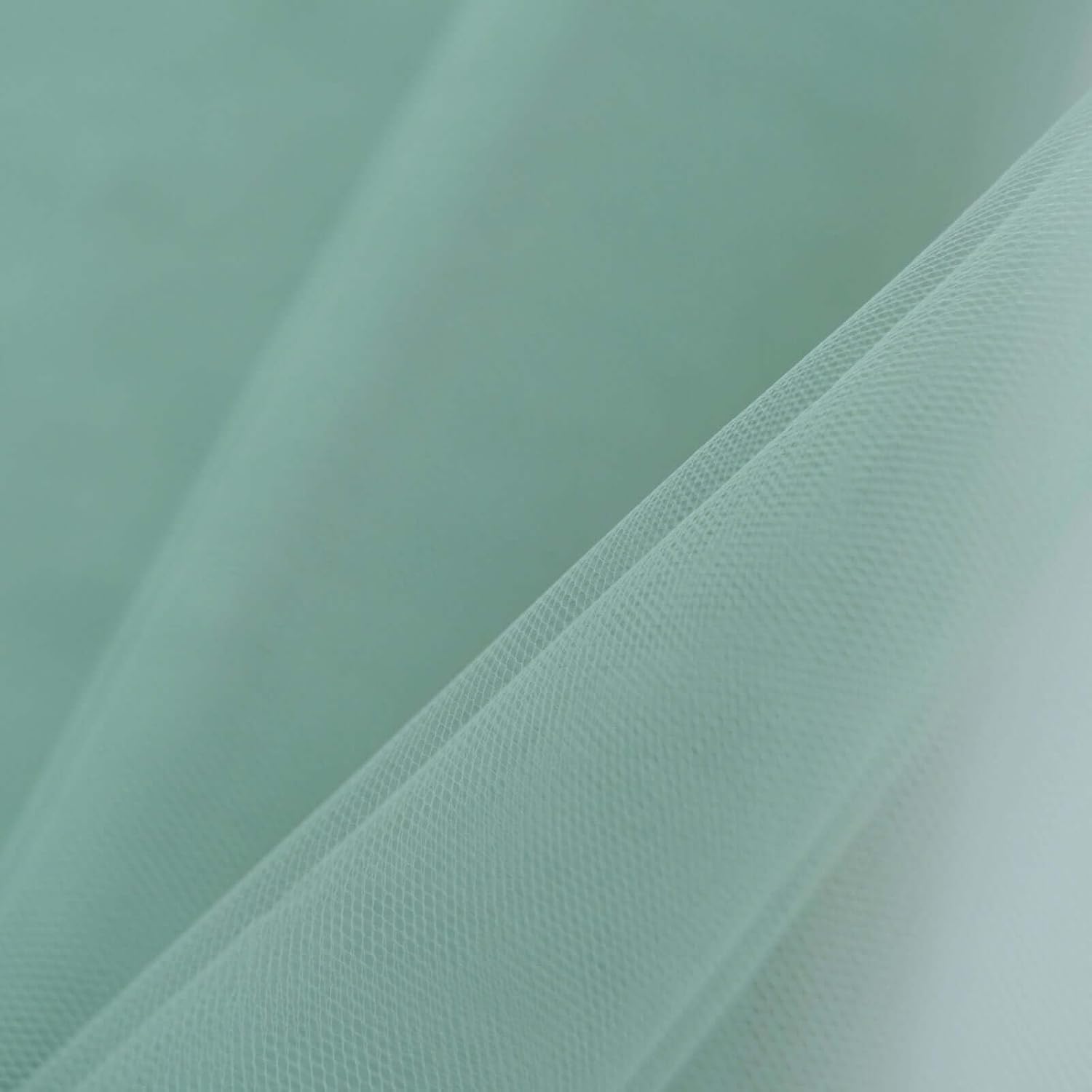 Efavormart 54" x 120 feet Extra Large Wedding Tulle Bolt for Party Decorations Banquet Event Sewing DIY Crafts Fabrics - Sage Green