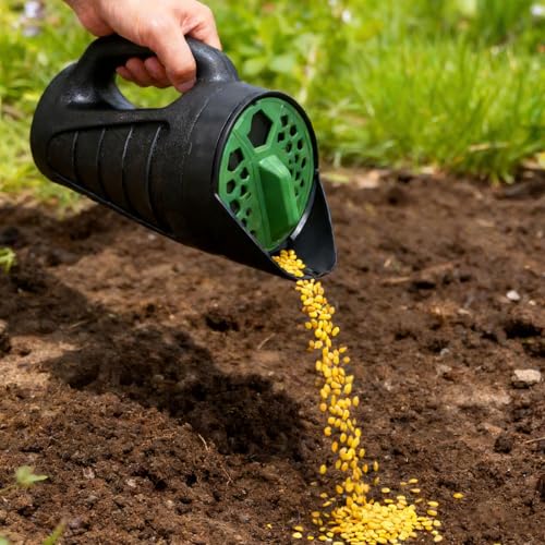 Esparcidor manual para fertilizante de 2.5L con tapa ajustable miniatura 2