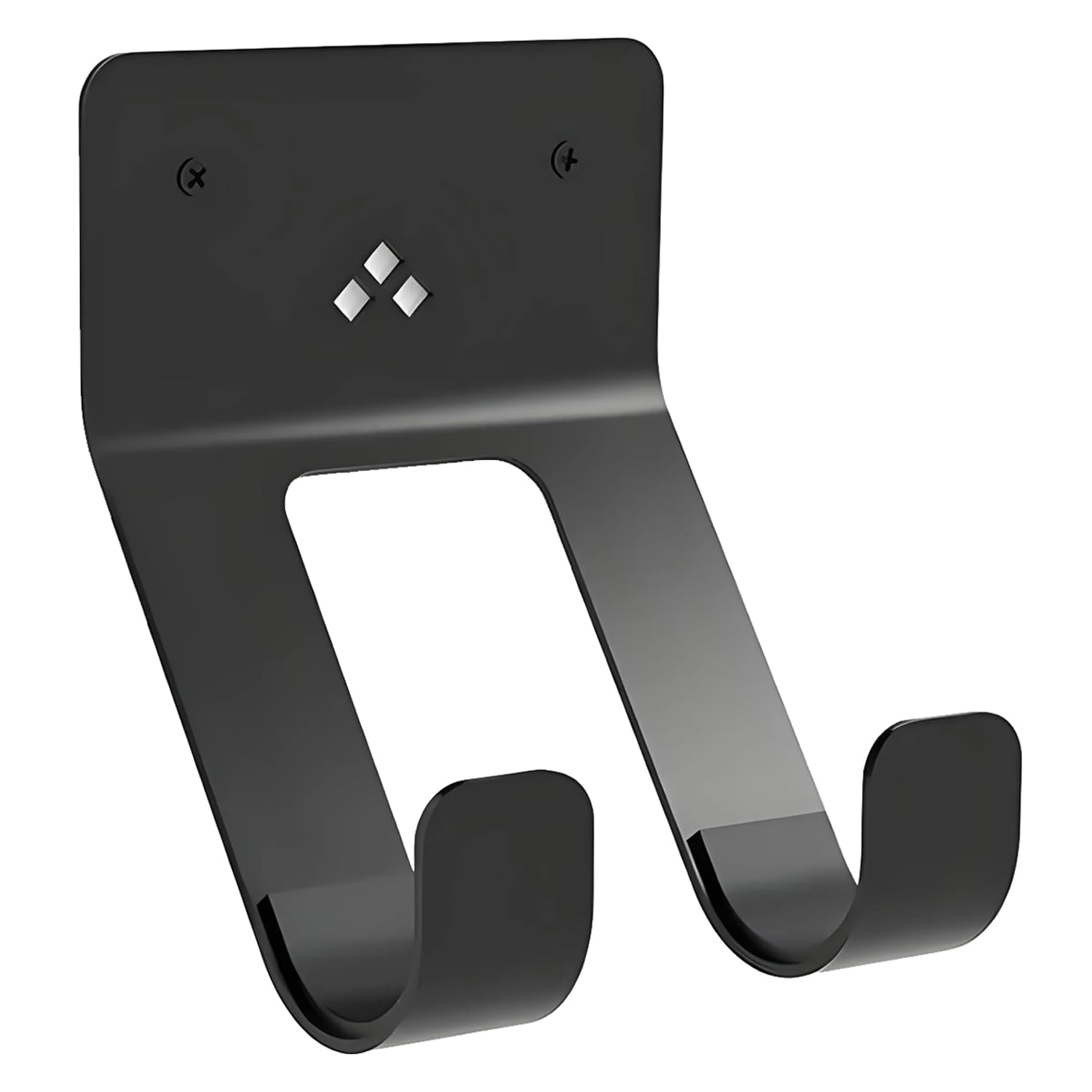 Soporte para monopatín de pared Rei acero negro mate para organizar tu habitación