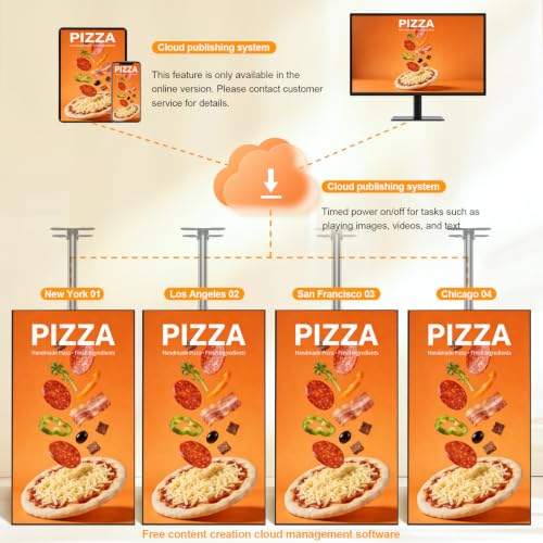 Image of 49inch Digital Signage Display, 4K 2000nits Brightness Digital Signage