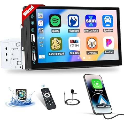 Autoradio CAMECHO 1 Din Bluetooth Cover